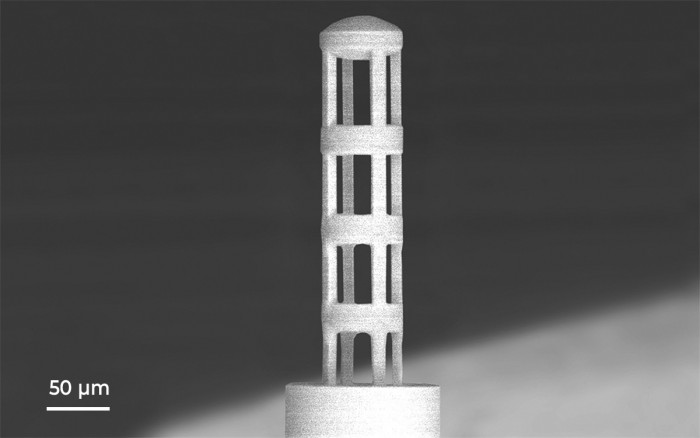 3D Structures on Fiber Tip